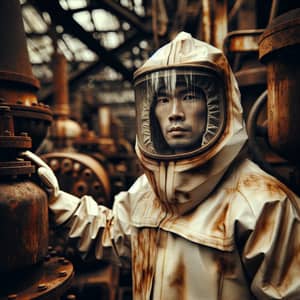 Vintage Rust Hazmat: A Story of Industrial Resilience