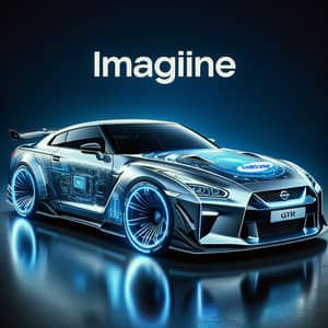 Samsung-Inspired Nissan GTR Transformation