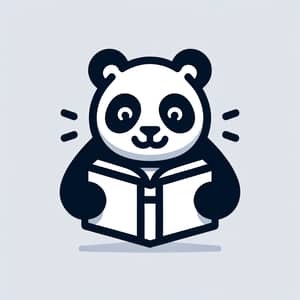 Panda Reading Book Icon