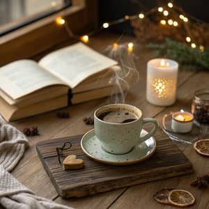 Cozy Coffee Ambiance for Relaxation