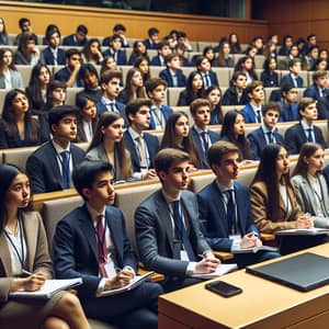 Young Russian Diplomats Engaging in Learning