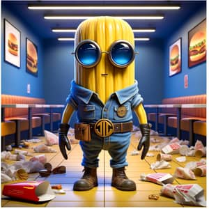 Minion from Despicable Me at KFC | 10-Year Eating Spree