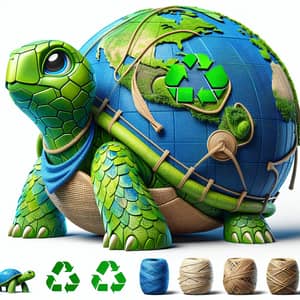 EcoRafi: The Green Turtle Mascot for Sustainability