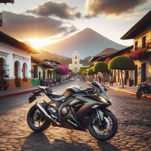 Kawasaki Ninja H2R Motorcycle in Guatemala Streets