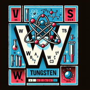 Creative Tungsten T-Shirt Design for School Projects