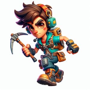 Colorful Fortnite Boy: Iconic Character in Battle Royale Games