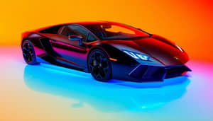 Sleek & Modern Lamborghini Cars in Vivid Colors