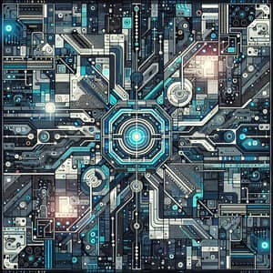 Futuristic Computer Pattern Images