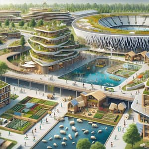 Eco-Friendly Olympic Village: Sustainable Design & Nature