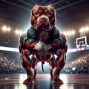 Striking American Bully Pitbull: Strength & Athleticism