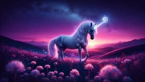 Enchanting Unicorn Landscapes at Dusk