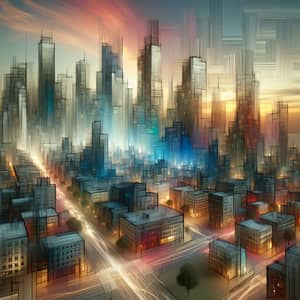 Abstract Cityscape Art | Unique Architectural Interpretations