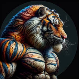 Powerful Anthropomorphic Tiger Art | Strength & Beauty