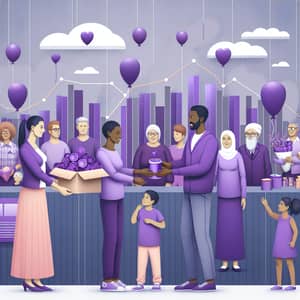 Purple Charity: A Celebration of Giving and Diversity