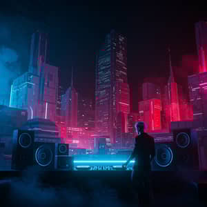 Futuristic Tech Album Cover Designs
