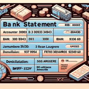 Bank Statement Design - TRANSPOLOG & CO