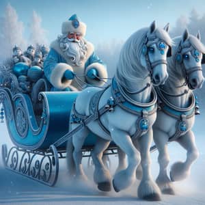 Russian Ded Moroz Splendid Sleigh Ride - Winter Cheer