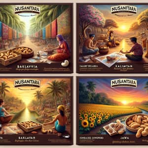 Nusantara Baklava Packaging Design - Artisans of Indonesia