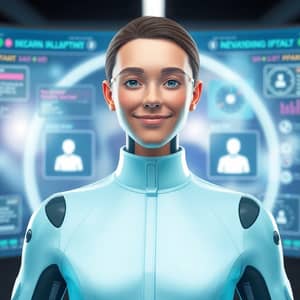 Friendly AI Assistant in Digital Interface