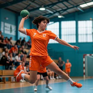 Woman Playing Handball: Skills & Techniques