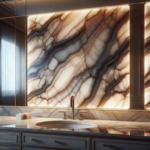 Luxurious Marble Vanity Backsplash for a Stylish Look