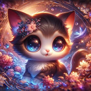 Heartwarming Cute Adorable Cat Matte Painting | Fantasy Splash Screen