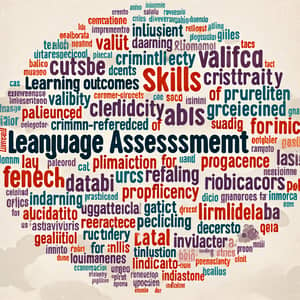 Language Assessment | Key Concepts Tag Cloud for Learning and Evaluation