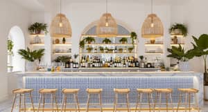 Elegant Mediterranean Restaurant Bar Experience