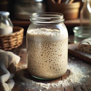 Homemade Sourdough Starter for Traditional Bread-Making