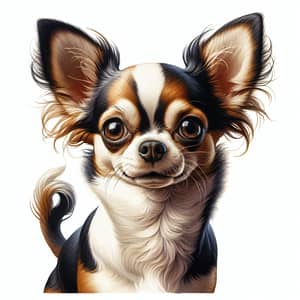 Detailed Image of Chihuahua - Expressive Eyes, Erect Ears, Colorful Coat