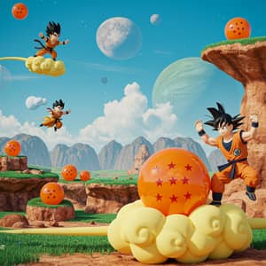 Explore a Vibrant Dragon Ball-Inspired Universe