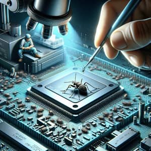 Precision Bug Removal from Integrated Circuit Chip