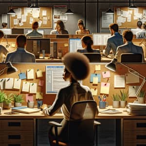 A Person Working in an Office: Daily Hustle