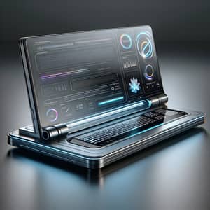 Futuristic Word Processor - Sleek Design | Tech Marvel