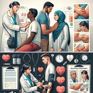 General Physical Examinations in Medicine - Illustrated Scenarios