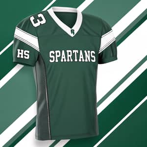 High School Football Jersey Inspired by Spartans