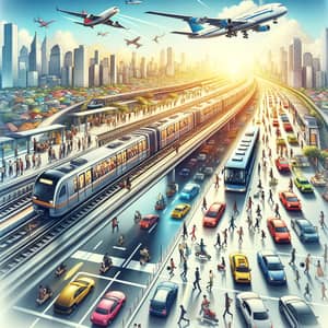 Fantastic World of Transportation: Trains, Buses & Planes