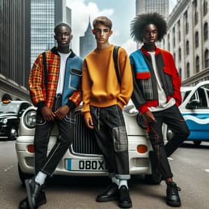 Stylish Black Teenagers in Urban Fashion | Cityscape Photoshoot