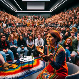 Indigenous Woman Leader Inspires Multicultural Audience