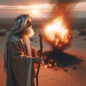 Moses: Divine Revelation at Burning Bush