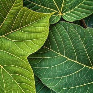 Beautiful Texture of Tree Leaves