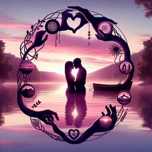 Schöne Liebe - A Beautiful Love Story Captured in a Romantic Sunrise Scene