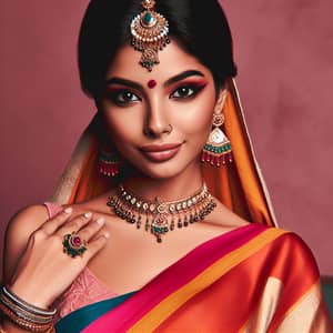 Charming Indian Crossdresser: Embracing Tradition