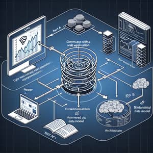 User Interaction with Web App & REST API Diagram