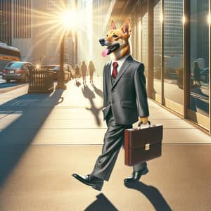 Dog in a Suit: Your Canine Commute Companion