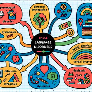 Mind Map: Language Disorders and Teaching Strategies