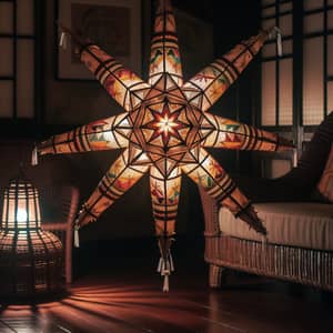 Traditional Filipino Parol: Unique Star-Shaped Lantern