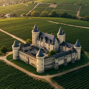 Château Clos de Vougeot in the Vineyards