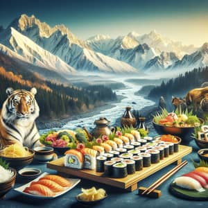 Mountain View Japanese Cuisine: Sushi & Tiger in Russian Far East