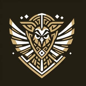 Eagle-Inspired Greek Titan Logo Design